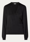 MSCH Copenhagen MSCHBlakey wikkeltop van satijn met V-hals