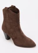 ba&sh Casey enkellaarsje van suède