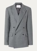 The Frankie Shop Newark oversized double-breasted blazer in scheerwolb...