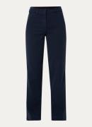 River Woods High waist straight fit chino met steekzakken