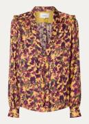 ba&sh Nale tuniek met bloemenprint