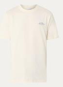 Les Deux Ben Globe T-shirt met logo- en backprint