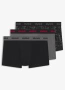 HUGO Boxershorts met logoband in 3-pack