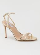 Steve Madden Jypsey-cn sandalette van leer met metallic finish