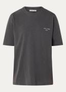 SAMSØE SAMSØE Ragnar T-shirt met logo- en backprint