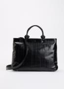 KAAI Midi Loop handtas van leer met afneembare schouderriem