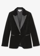 Reiss Myrtle blazer van fluweel