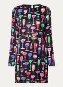 Fabienne Chapot Margarita mini jurk met print