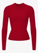 SKIMS Cotton Jersey longleeve top met ronde hals