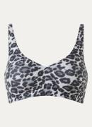 Chantelle Uw voorgevormde bralette met panterprint