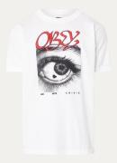 Obey Midnite Crisis T-shirt met print