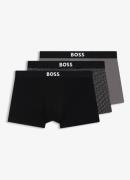 BOSS Boxershorts met logoband in 3-pack