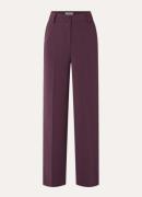 Modström Gale high waist straight fit pantalon met steekzakken en pers...