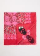 Zadig&Voltaire Kerry Garden sjaal met print 135 x 135 cm