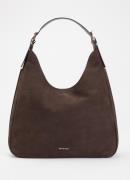 Michael Kors Nolita Large schoudertas van nubuck met verstelbare schou...