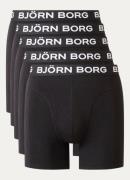 Björn Borg Boxershorts met logoband in 5-pack