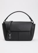 KAAI Ikon handtas van leer met afneembare schouderriem