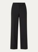 Fifth House Kenzy high waist straight fit pantalon met strass