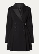 NIKKIE Mumbai mini blazerjurk met details van satijn