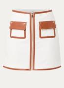 Fifth House Ishaa minirok met details van imitatieleer