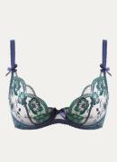 Agent Provocateur Winnette beugel bh van mesh met borduring en metalli...
