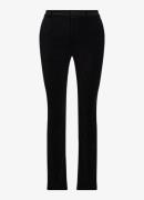 Ralph Lauren High waist straight fit cropped broek van fluweel