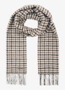 Reiss Hound sjaal in kasjmierblend met pied-de-poule dessin