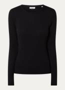 Marc O'Polo Denim Longsleeve met ronde hals