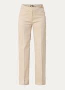 NIKKIE Olympia high waist straight fit pantalon met lurex en persplooi
