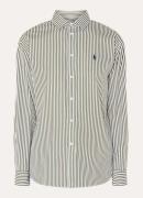 Ralph Lauren Blouse met streepprint en logoborduring