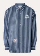 Aape Main regular fit overhemd met streepprint