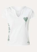 Zadig&Voltaire Tunisien T-Shirt met strass