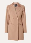 NIKKIE Oakland mini blazerjurk met schoudervulling en details van sati...