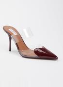 Alaïa Le Coeur muiltje van kalfsleer met lakfinish