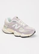 New Balance 9060 sneaker van mesh met logo