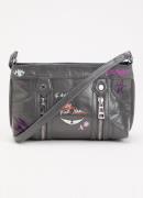 Zadig&Voltaire Sunny Mood Humberto crossbodytas van leer met print