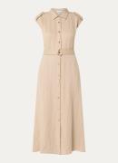 Joseph Ribkoff Midi blousejurk met kraag en ceintuur