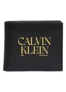 Calvin Klein Portemonnee van leer met logo