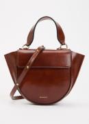 Wandler Hortensia smal handtas van kalfsleer met afneembare schouderri...