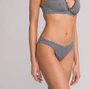 Bas de maillot de bain culotte seersucker vichy