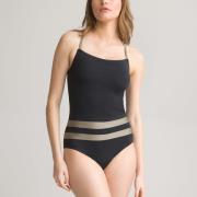 Maillot de bain 1 pièce, rayures placées