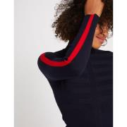 Pull maille fine col roulé manches longues