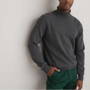 Pull col roulé Signature en Lambswool