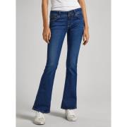 Jean flare, slim fit, taille basse