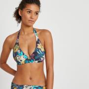 Haut de maillot de bain foulard, imprimé fleurs