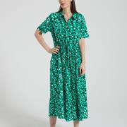 Robe-chemise imprimée, à nouer