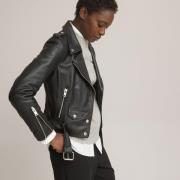 Blouson motard Signature en cuir