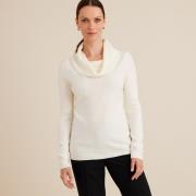 Pull col boule, manches longues, toucher très doux