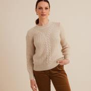 Pull maille lurex, contenant du mohair