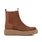 Boots cuir chelsea Elidea, semelle crêpe